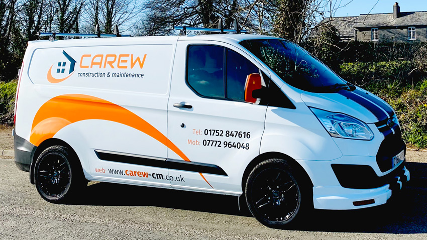 Carew Construction Maintenance Van Carew Construction Maintenance Van